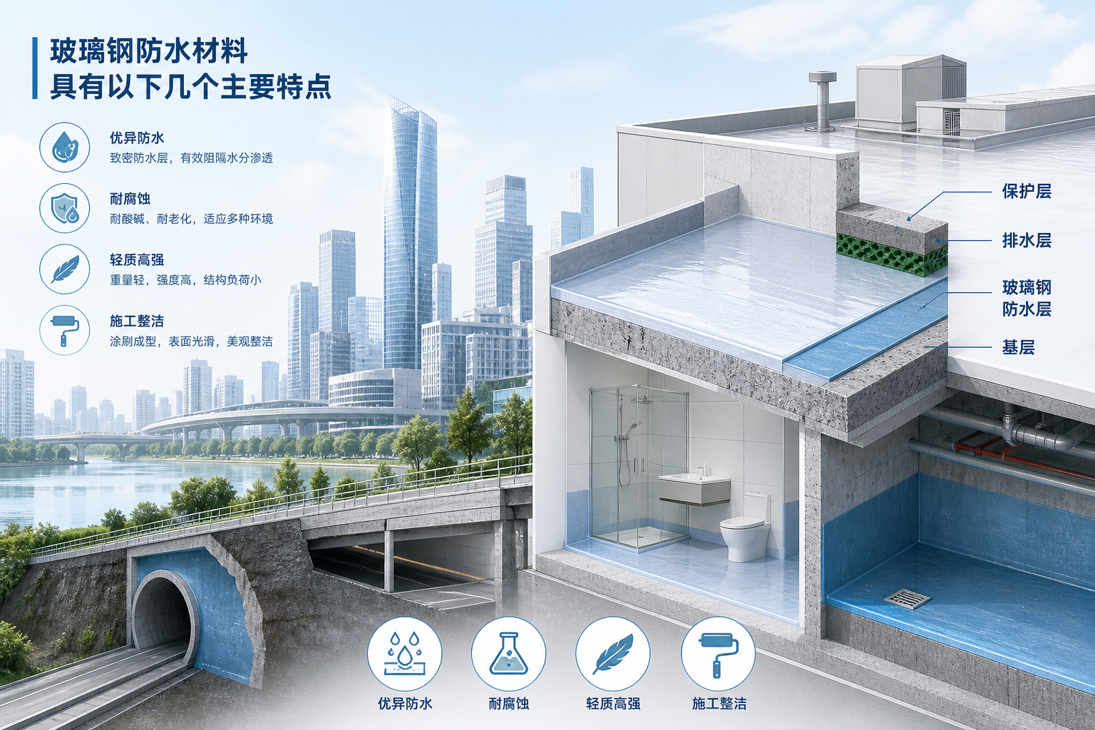 2023年玻璃钢防水材料市场趋势分析,关注 沈阳 发展